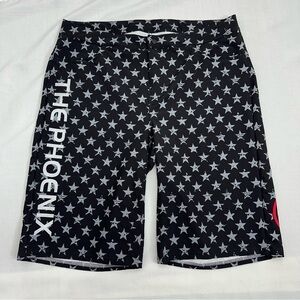 Canari Men’s Size 3X Full Custom Baggy Black Gray Star Shorts NEW